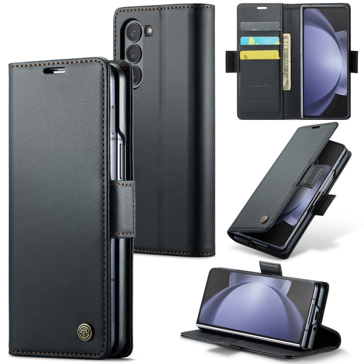 CaseMe 023 Butterfly Buckle RFID Wallet Case – Samsung Galaxy Z Flip5 / Flip6 / Fold5 / Fold6