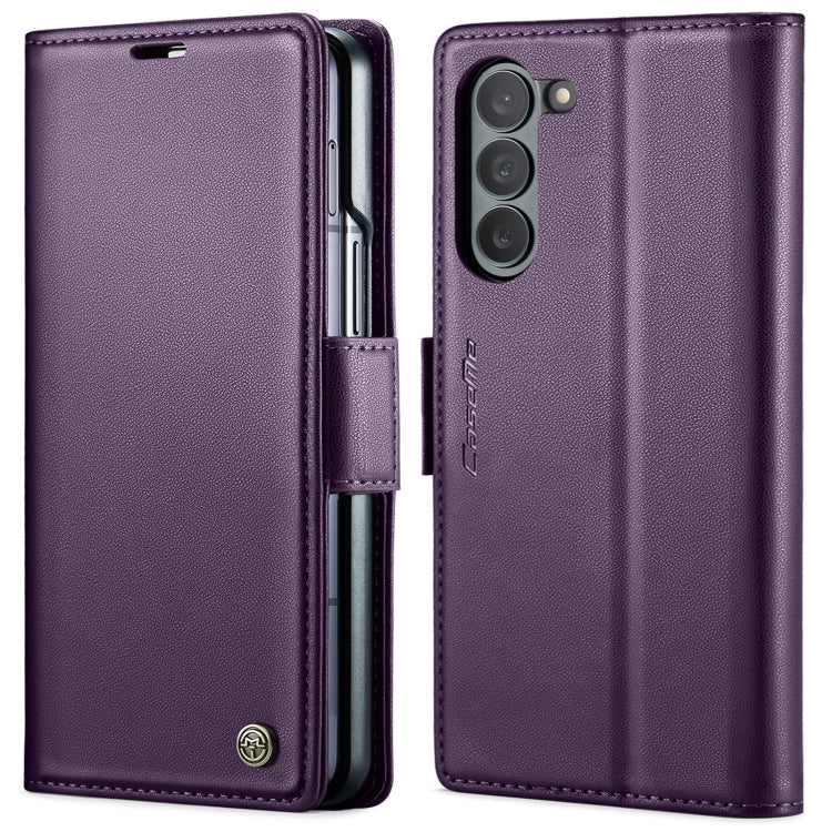 CaseMe 023 Butterfly Buckle RFID Wallet Case – Samsung Galaxy Z Flip5 / Flip6 / Fold5 / Fold6