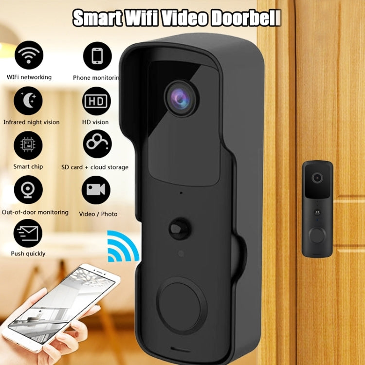 T30 Tuya Smart WLAN Video-Türklingel mit Akku, unterstützt Zwei-Wege-Intercom und Nachtsicht, T30 mit Dingdong