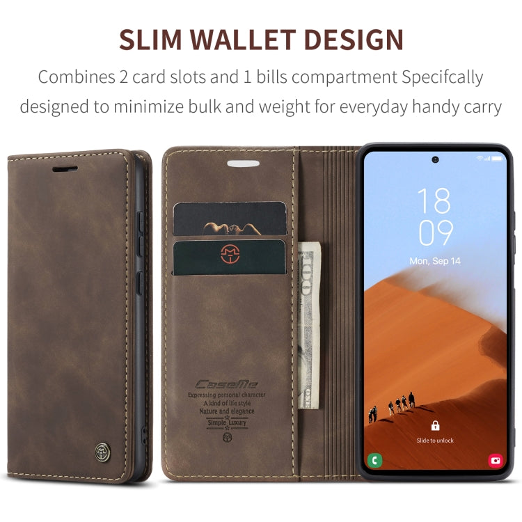 CaseMe 013 Retro Frosted Flip Leather Wallet Case – Samsung Galaxy S23 FE 5G