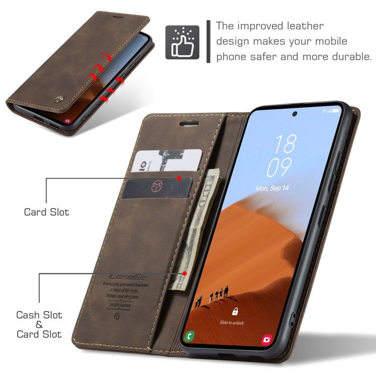 CaseMe 013 Retro Frosted Flip Leather Wallet Case – Samsung Galaxy S23 FE 5G
