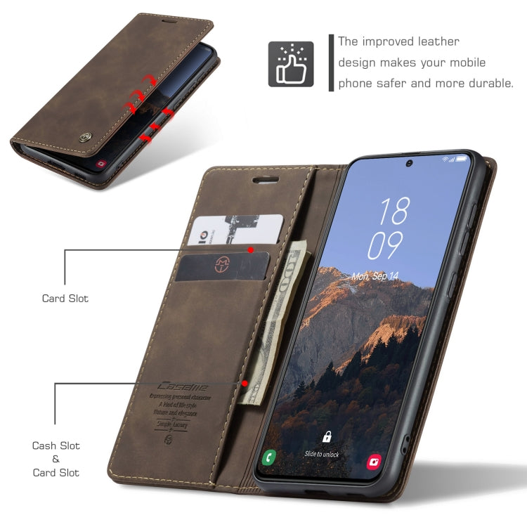 CaseMe 013 Retro Frosted Flip Leather Wallet Case – Samsung Galaxy S24+ / S24 5G, A05s & A25 5G