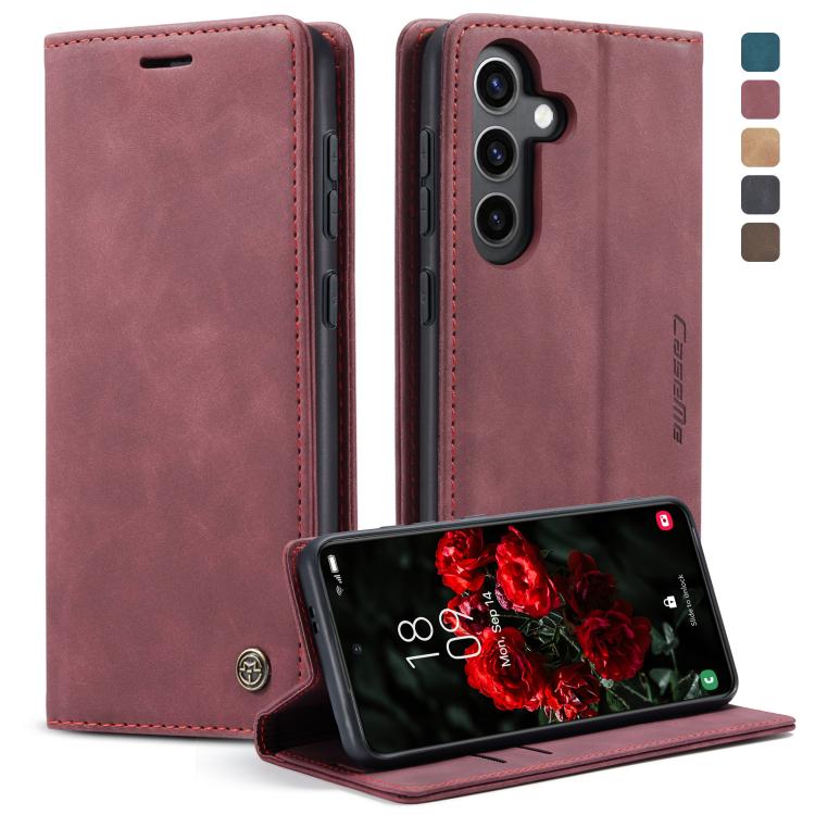 CaseMe 013 Retro Frosted Flip Leather Wallet Case – Samsung Galaxy S24+ / S24 5G, A05s & A25 5G