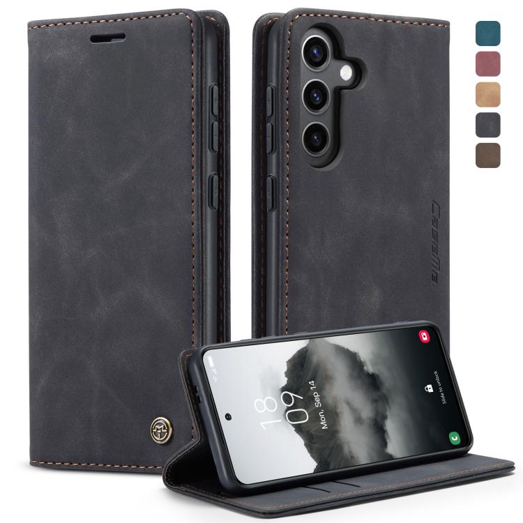 CaseMe 013 Retro Frosted Flip Leather Wallet Case – Samsung Galaxy S24+ / S24 5G, A05s & A25 5G