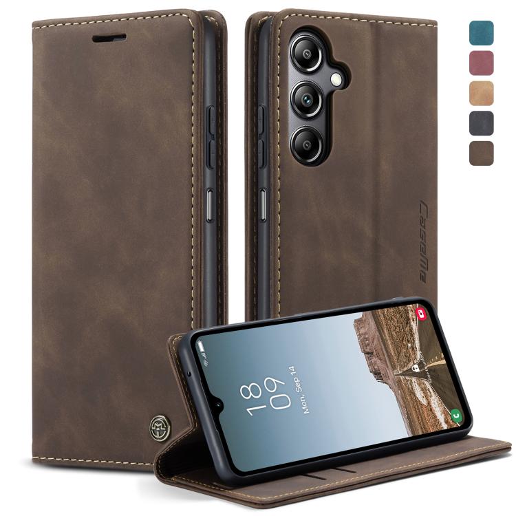 CaseMe 013 Retro Frosted Flip Leather Wallet Case – Samsung Galaxy S24+ / S24 5G, A05s & A25 5G