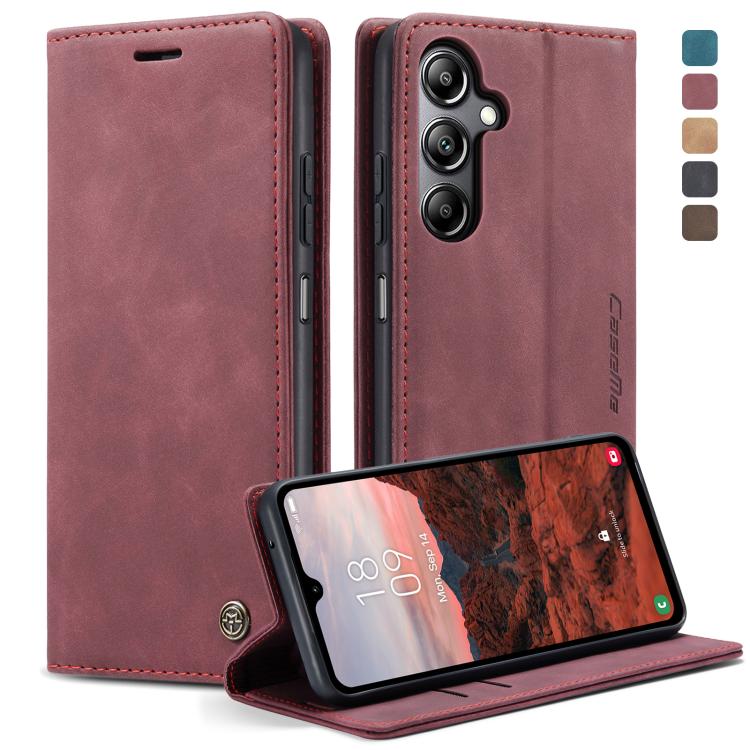 CaseMe 013 Retro Frosted Flip Leather Wallet Case – Samsung Galaxy S24+ / S24 5G, A05s & A25 5G