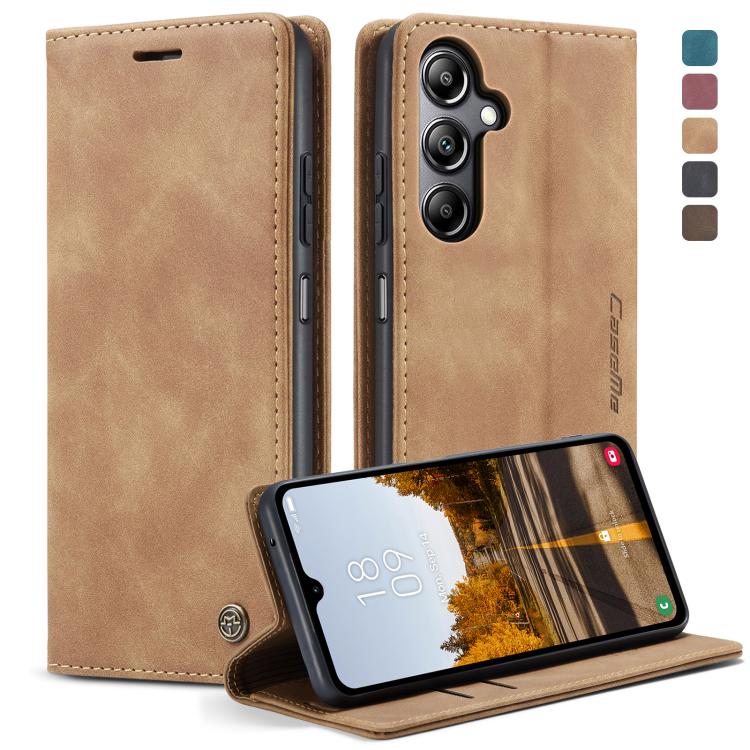 CaseMe 013 Retro Frosted Flip Leather Wallet Case – Samsung Galaxy S24+ / S24 5G, A05s & A25 5G