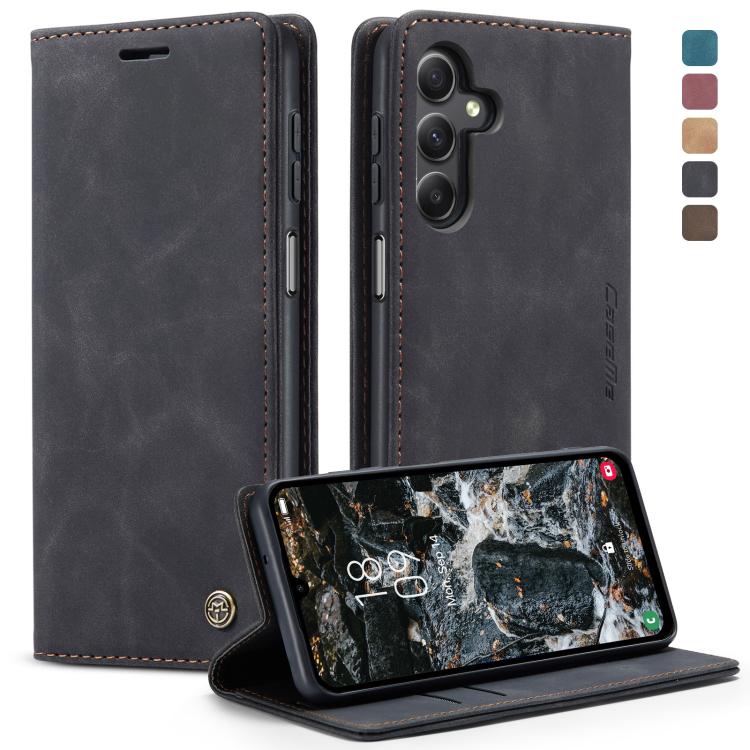 CaseMe 013 Retro Frosted Flip Leather Wallet Case – Samsung Galaxy S24+ / S24 5G, A05s & A25 5G