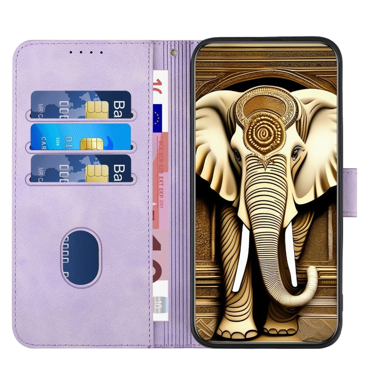 YX0060 Handyhülle aus Leder mit geprägtem Elefantenkopf und Umhängeband, für iPhone 14 Pro, für iPhone 14 Pro Max, für iPhone SE 2022/SE 2020/6/7/8