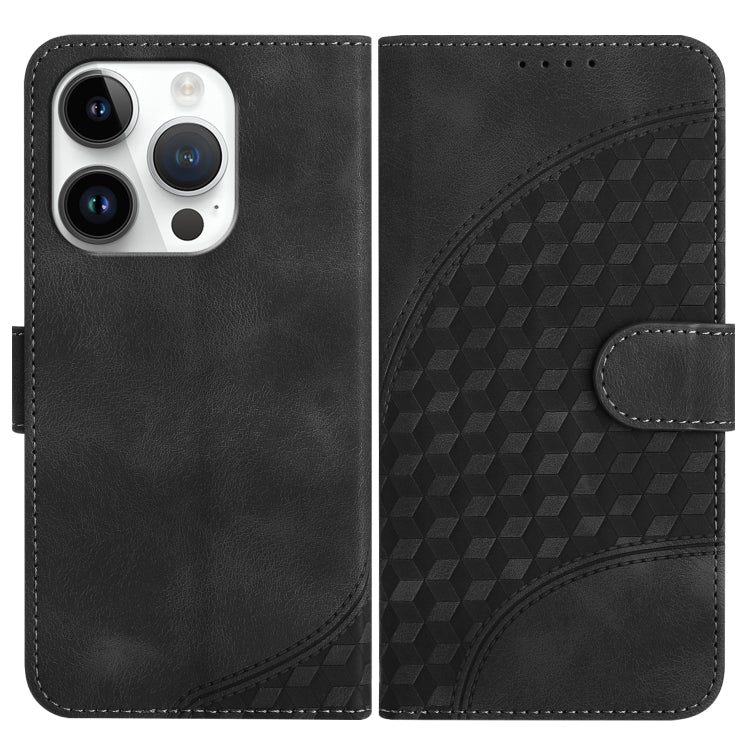 YX0060 Handyhülle aus Leder mit geprägtem Elefantenkopf und Umhängeband, für iPhone 14 Pro, für iPhone 14 Pro Max, für iPhone SE 2022/SE 2020/6/7/8