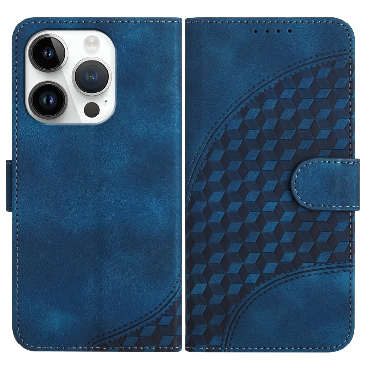 YX0060 Handyhülle aus Leder mit geprägtem Elefantenkopf und Umhängeband, für iPhone 14 Pro, für iPhone 14 Pro Max, für iPhone SE 2022/SE 2020/6/7/8