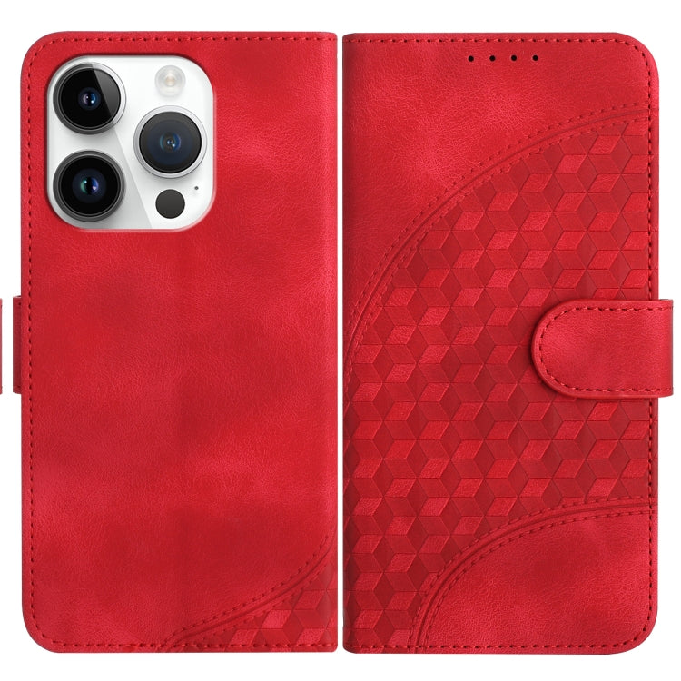 YX0060 Handyhülle aus Leder mit geprägtem Elefantenkopf und Umhängeband, für iPhone 14 Pro, für iPhone 14 Pro Max, für iPhone SE 2022/SE 2020/6/7/8