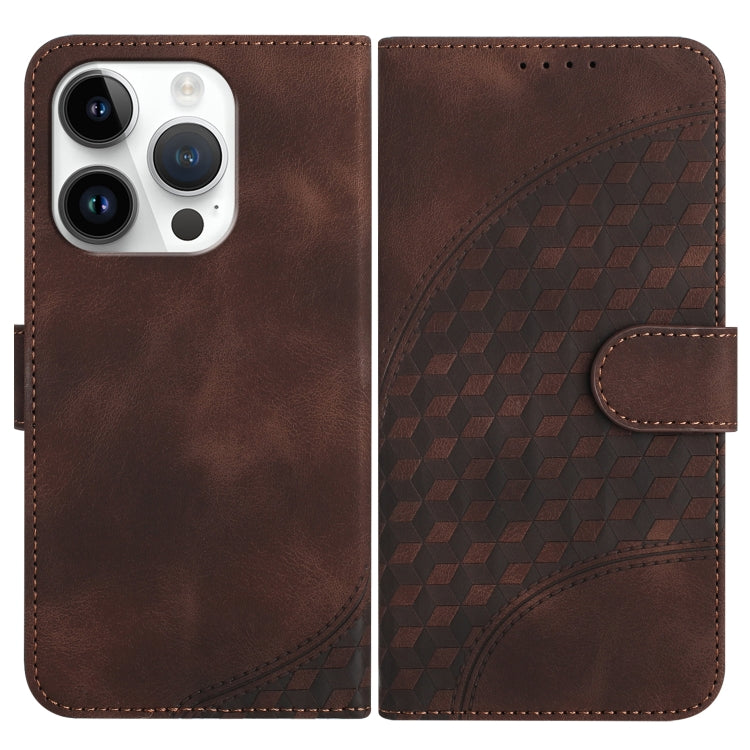YX0060 Handyhülle aus Leder mit geprägtem Elefantenkopf und Umhängeband, für iPhone 14 Pro, für iPhone 14 Pro Max, für iPhone SE 2022/SE 2020/6/7/8