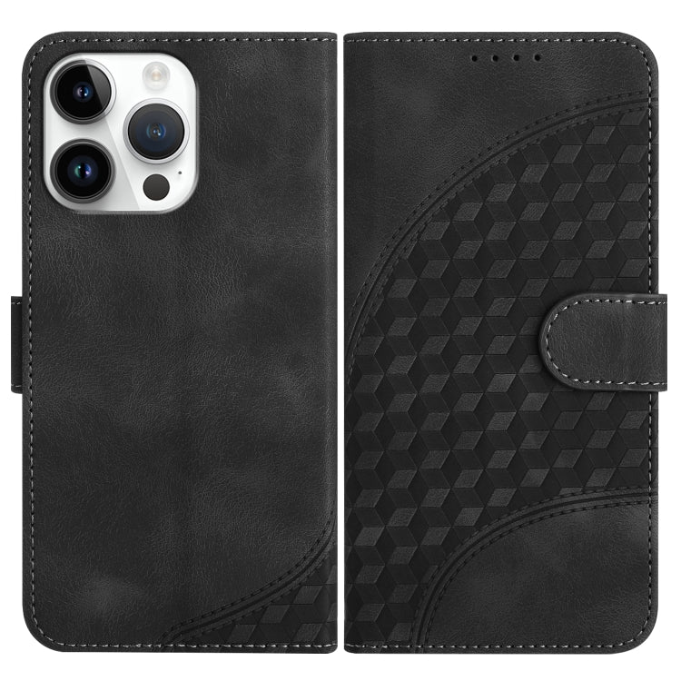 YX0060 Handyhülle aus Leder mit geprägtem Elefantenkopf und Umhängeband, für iPhone 14 Pro, für iPhone 14 Pro Max, für iPhone SE 2022/SE 2020/6/7/8
