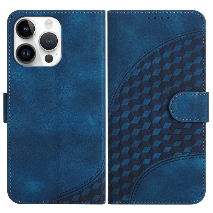 YX0060 Handyhülle aus Leder mit geprägtem Elefantenkopf und Umhängeband, für iPhone 14 Pro, für iPhone 14 Pro Max, für iPhone SE 2022/SE 2020/6/7/8