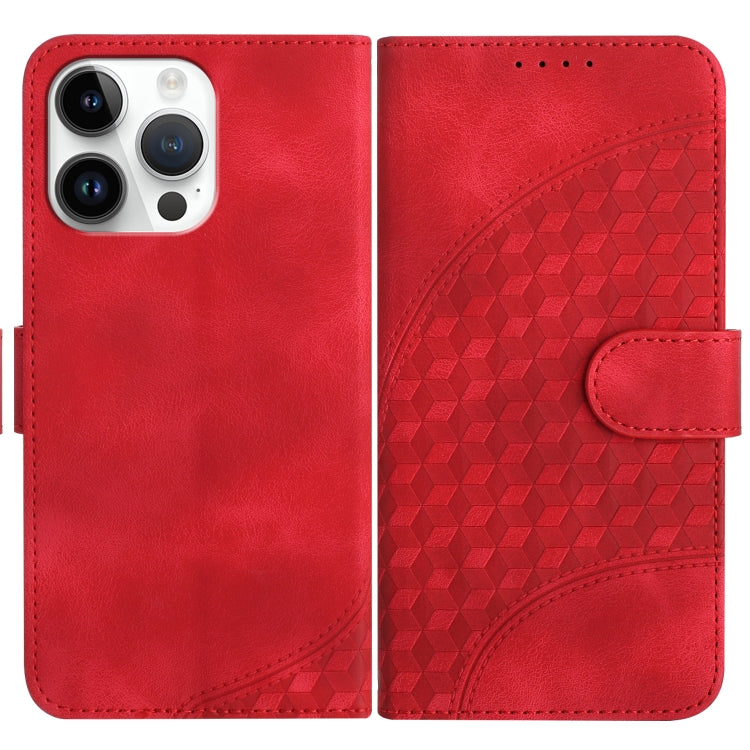 YX0060 Handyhülle aus Leder mit geprägtem Elefantenkopf und Umhängeband, für iPhone 14 Pro, für iPhone 14 Pro Max, für iPhone SE 2022/SE 2020/6/7/8