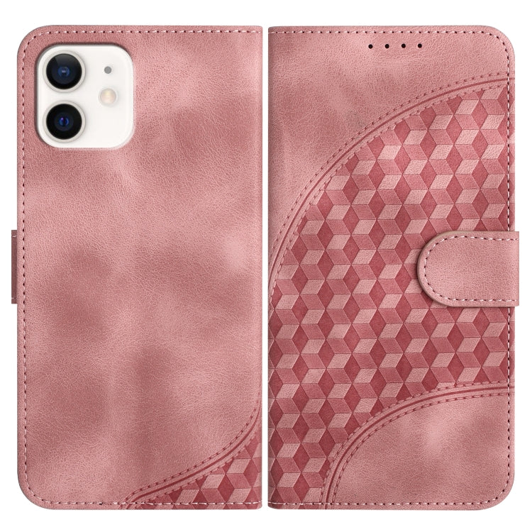 Elephant Head Embossed Phone Case with Lanyard – PU Leather Wallet Cover