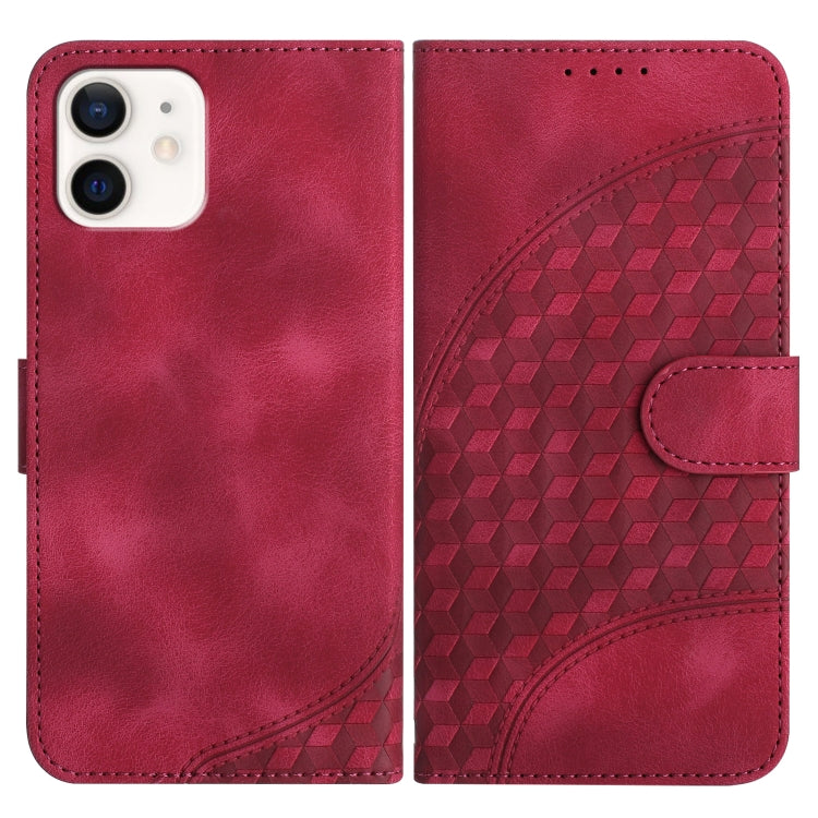 Elephant Head Embossed Phone Case with Lanyard – PU Leather Wallet Cover