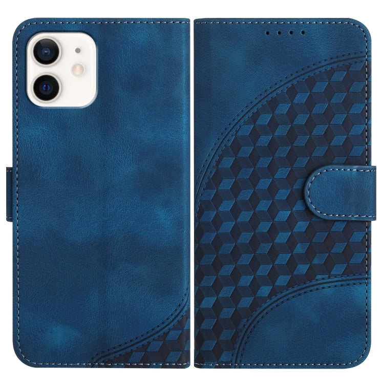 Elephant Head Embossed Phone Case with Lanyard – PU Leather Wallet Cover