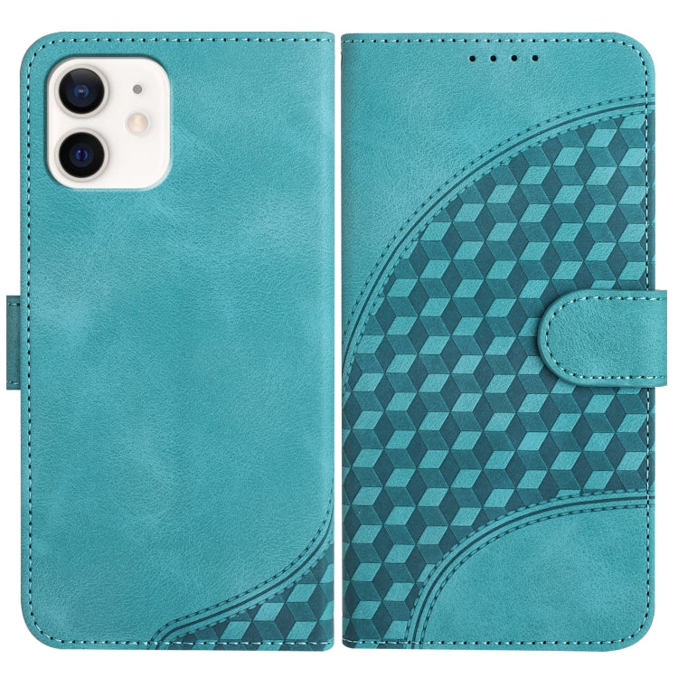 Elephant Head Embossed Phone Case with Lanyard – PU Leather Wallet Cover