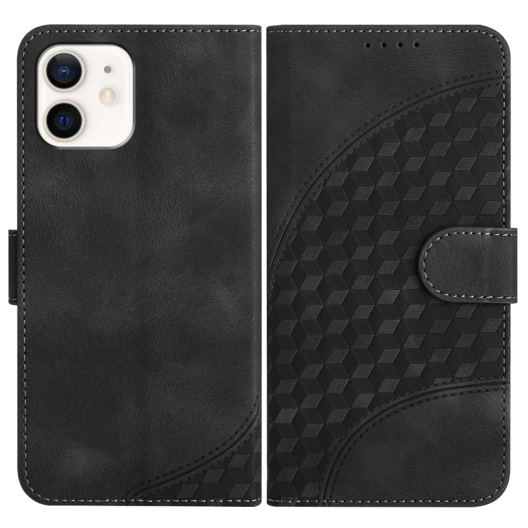 Elephant Head Embossed Phone Case with Lanyard – PU Leather Wallet Cover