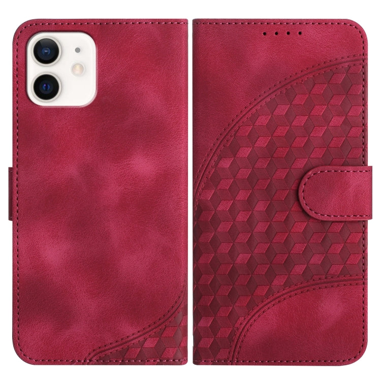 Elephant Head Embossed Phone Case with Lanyard – PU Leather Wallet Cover