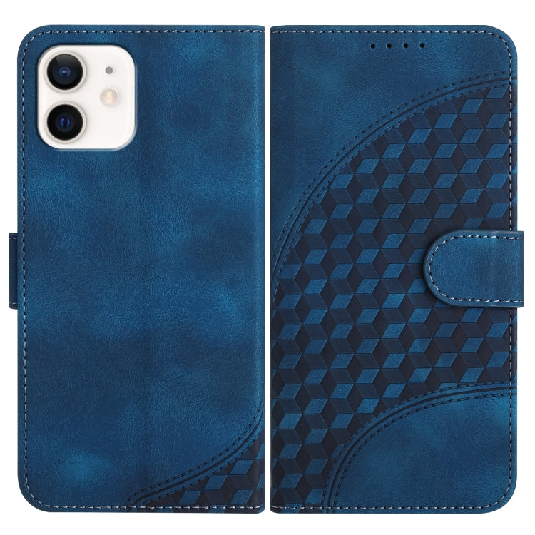 Elephant Head Embossed Phone Case with Lanyard – PU Leather Wallet Cover