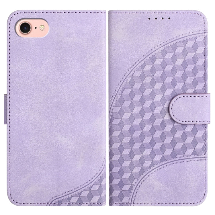 YX0060 Handyhülle aus Leder mit geprägtem Elefantenkopf und Umhängeband, für iPhone 14 Pro, für iPhone 14 Pro Max, für iPhone SE 2022/SE 2020/6/7/8