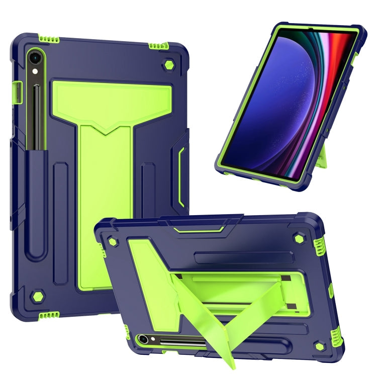 T Holder Roboter Silikon Hybrid PC Tablet Hülle, Für Samsung Galaxy Tab S9 FE+ / S9+, Für Samsung Galaxy Tab S9 FE / S9, Für Samsung Galaxy Tab A9+, Für Samsung Galaxy Tab A9