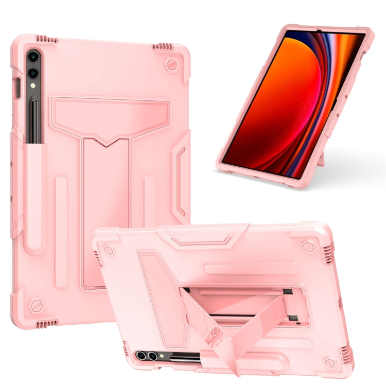 T Holder Roboter Silikon Hybrid PC Tablet Hülle, Für Samsung Galaxy Tab S9 FE+ / S9+, Für Samsung Galaxy Tab S9 FE / S9, Für Samsung Galaxy Tab A9+, Für Samsung Galaxy Tab A9