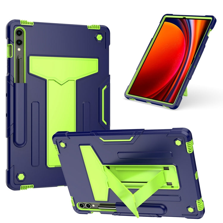 T Holder Roboter Silikon Hybrid PC Tablet Hülle, Für Samsung Galaxy Tab S9 FE+ / S9+, Für Samsung Galaxy Tab S9 FE / S9, Für Samsung Galaxy Tab A9+, Für Samsung Galaxy Tab A9