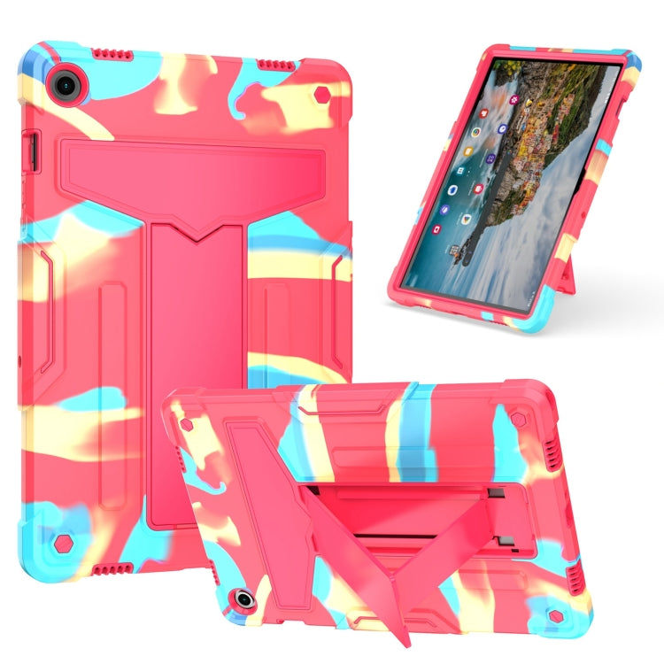T Holder Roboter Silikon Hybrid PC Tablet Hülle, Für Samsung Galaxy Tab S9 FE+ / S9+, Für Samsung Galaxy Tab S9 FE / S9, Für Samsung Galaxy Tab A9+, Für Samsung Galaxy Tab A9