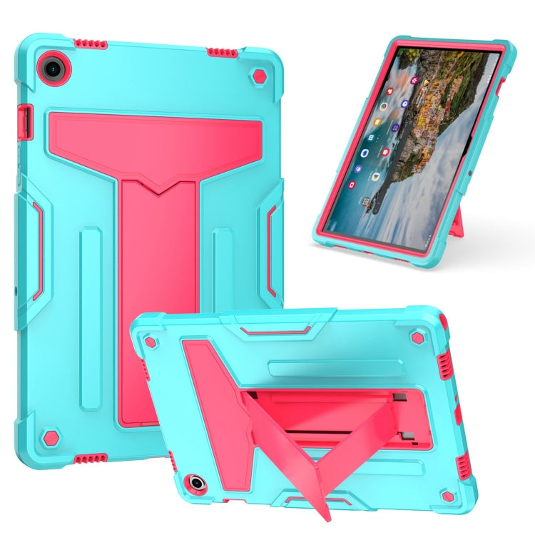 T Holder Roboter Silikon Hybrid PC Tablet Hülle, Für Samsung Galaxy Tab S9 FE+ / S9+, Für Samsung Galaxy Tab S9 FE / S9, Für Samsung Galaxy Tab A9+, Für Samsung Galaxy Tab A9