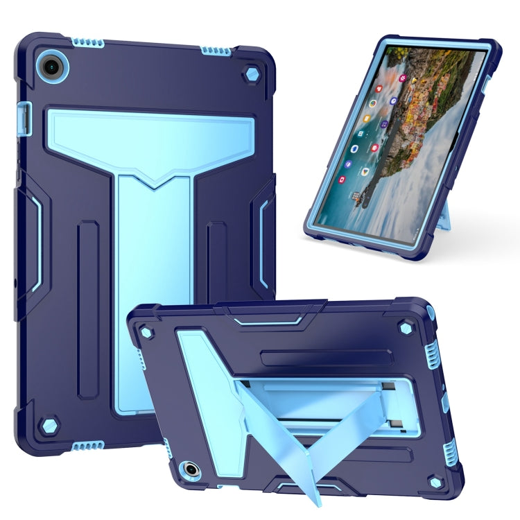 T Holder Roboter Silikon Hybrid PC Tablet Hülle, Für Samsung Galaxy Tab S9 FE+ / S9+, Für Samsung Galaxy Tab S9 FE / S9, Für Samsung Galaxy Tab A9+, Für Samsung Galaxy Tab A9
