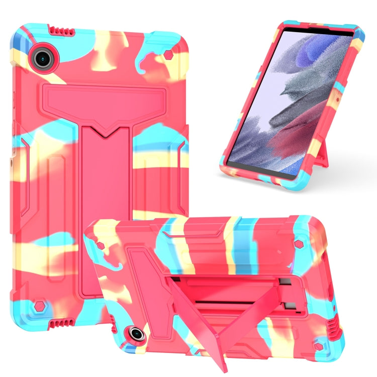 T Holder Roboter Silikon Hybrid PC Tablet Hülle, Für Samsung Galaxy Tab S9 FE+ / S9+, Für Samsung Galaxy Tab S9 FE / S9, Für Samsung Galaxy Tab A9+, Für Samsung Galaxy Tab A9