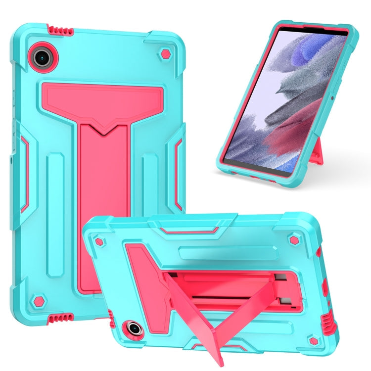 T Holder Roboter Silikon Hybrid PC Tablet Hülle, Für Samsung Galaxy Tab S9 FE+ / S9+, Für Samsung Galaxy Tab S9 FE / S9, Für Samsung Galaxy Tab A9+, Für Samsung Galaxy Tab A9