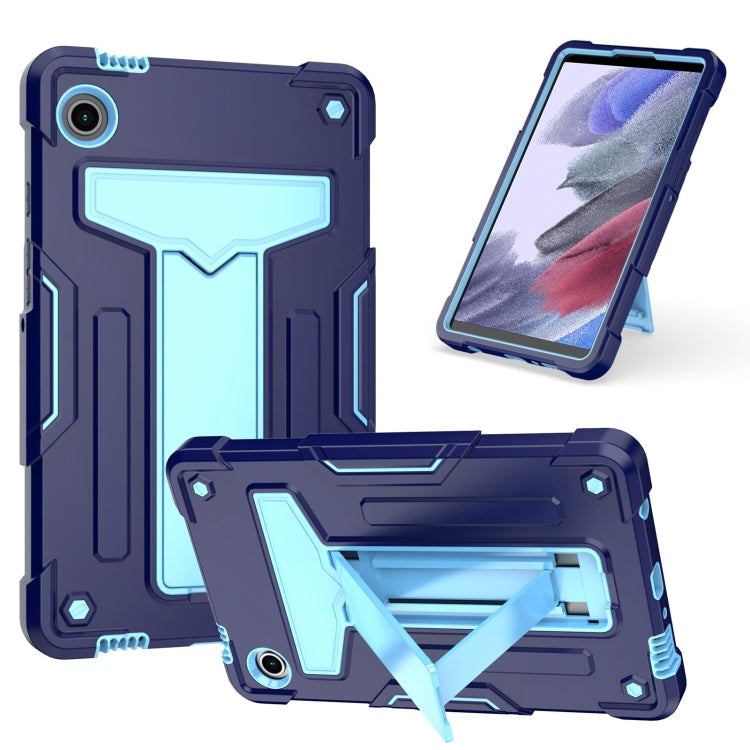T Holder Roboter Silikon Hybrid PC Tablet Hülle, Für Samsung Galaxy Tab S9 FE+ / S9+, Für Samsung Galaxy Tab S9 FE / S9, Für Samsung Galaxy Tab A9+, Für Samsung Galaxy Tab A9