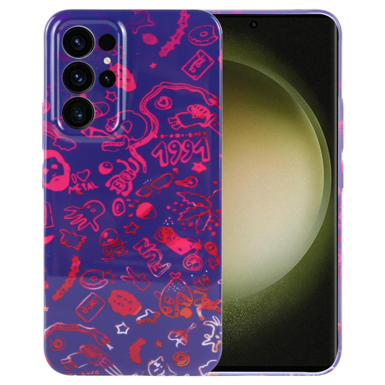 Samsung Galaxy S23 Ultra 5G Hülle - Bemalte Muster PC Schutzhülle
