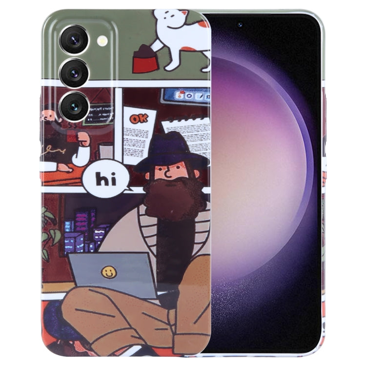 Samsung Galaxy S23 5G Artistic Pattern Case | Slim PC Protective Cover