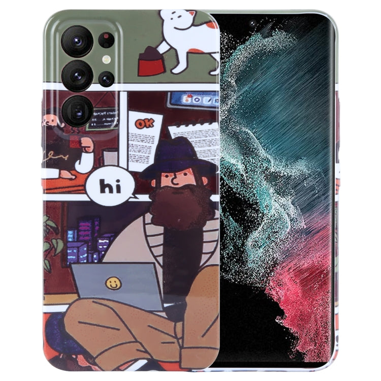 Samsung Galaxy S22 Ultra 5G Hülle | PC-Abdeckung mit gemaltem Muster