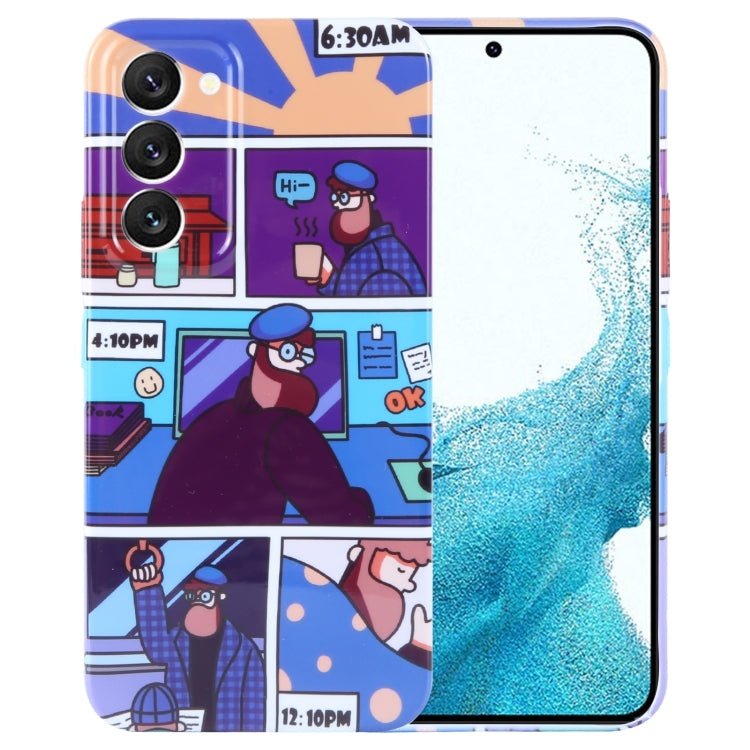 Painted Pattern PC Phone Case for Samsung Galaxy S22 5G