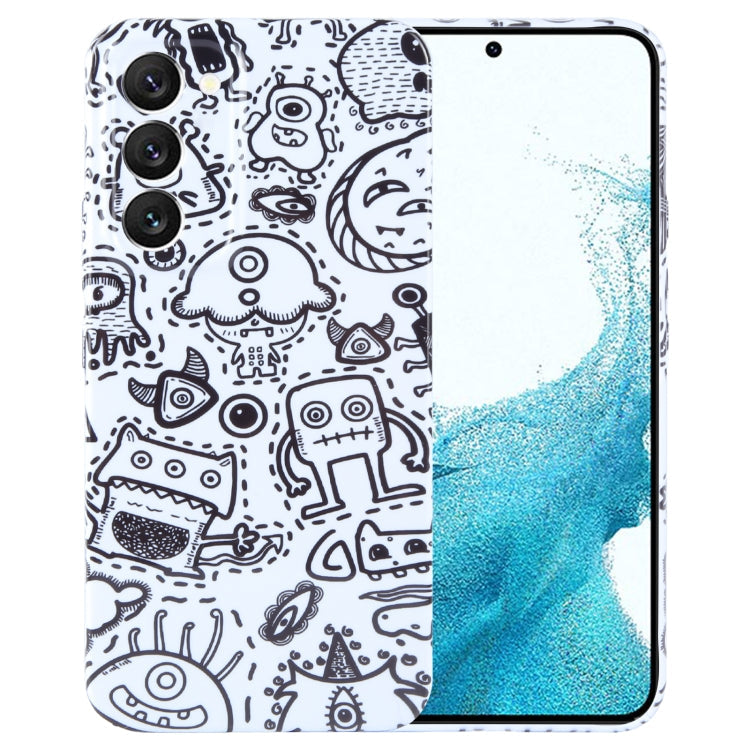 Painted Pattern PC Phone Case for Samsung Galaxy S22 5G