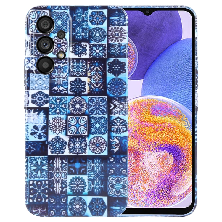 Bemalte Muster Präzise Loch PC Handyhülle, für Samsung Galaxy A23