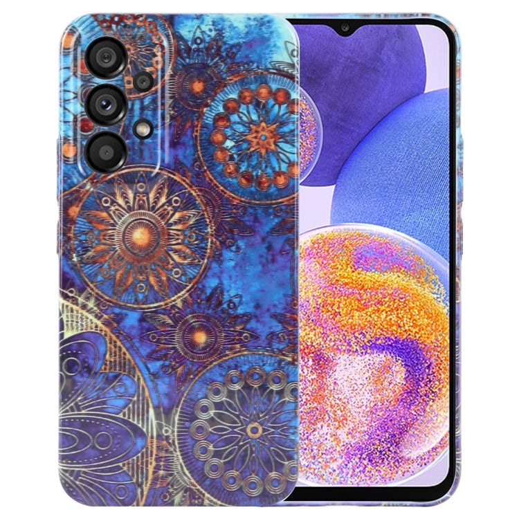 Bemalte Muster Präzise Loch PC Handyhülle, für Samsung Galaxy A23