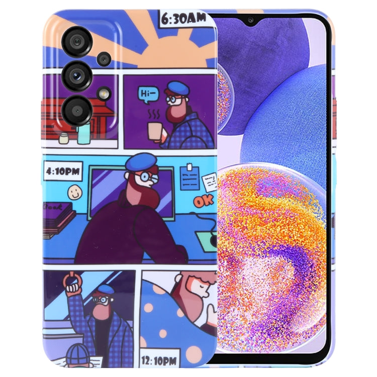 Bemalte Muster Präzise Loch PC Handyhülle, für Samsung Galaxy A23
