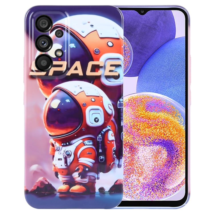 Bemalte Muster Präzise Loch PC Handyhülle, für Samsung Galaxy A23