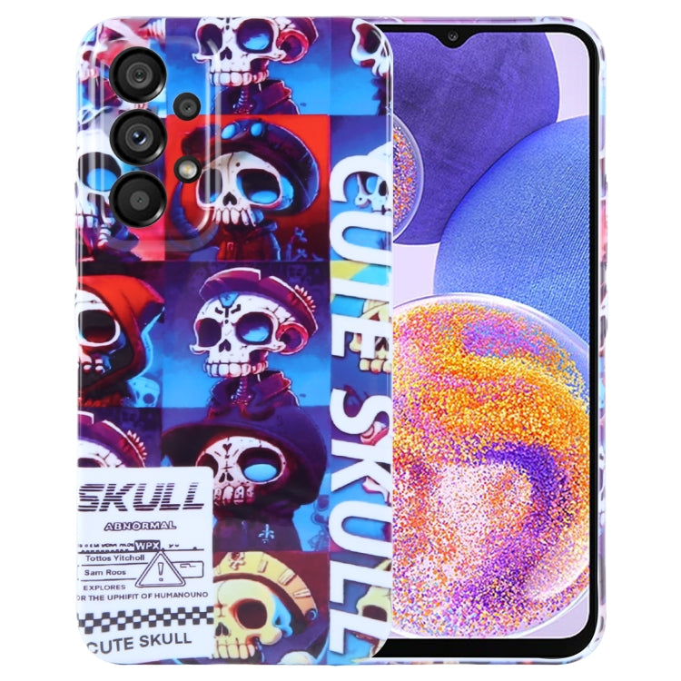 Bemalte Muster Präzise Loch PC Handyhülle, für Samsung Galaxy A23
