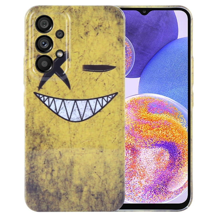 Bemalte Muster Präzise Loch PC Handyhülle, für Samsung Galaxy A23