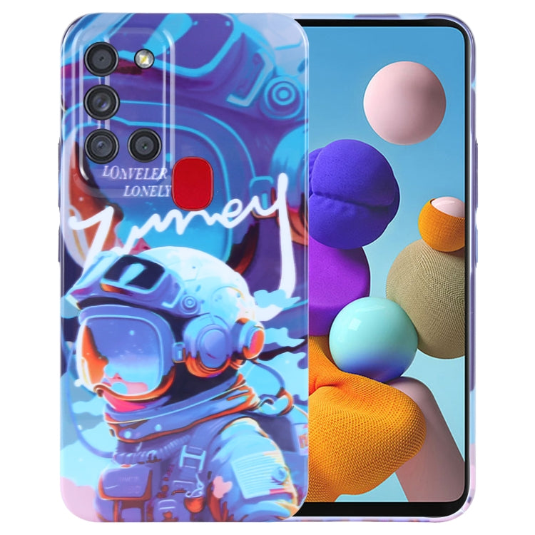 Samsung Galaxy A21s Painted Pattern Phone Case – Artistic PC Cover
