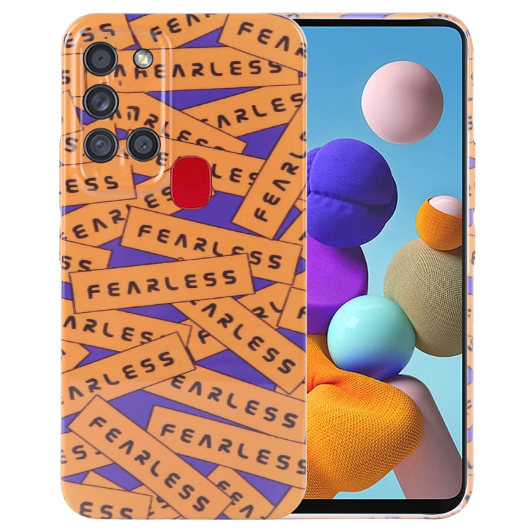 Samsung Galaxy A21s Painted Pattern Phone Case – Artistic PC Cover